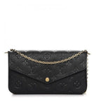 Louis Vuitton Félicie Pochette Black — view 1