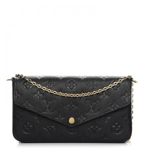 Louis Vuitton Félicie Pochette Black — view 1