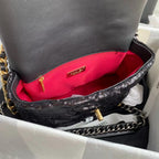 Chanel Sequin 19 Flap Bag Black — view 8