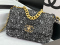 Chanel 19 Small Black and White Orea Tweed Handbag — view 1