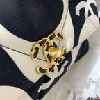 Chanel 19 Flap Bag Medium Black Ecru - Ecru and Black — view 14