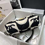 Chanel 19 Flap Bag Medium Black Ecru - Ecru and Black — view 11