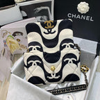 Chanel 19 Flap Bag Medium Black Ecru - Ecru and Black — view 10