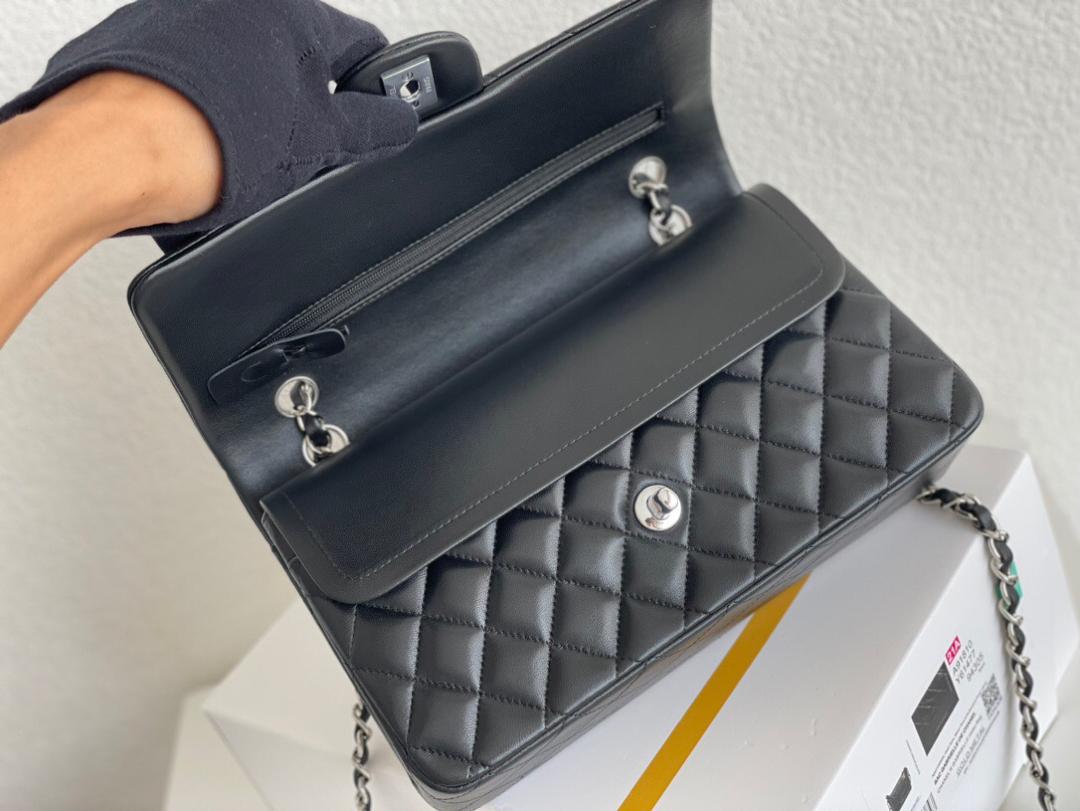 Chanel Timeless Classic Flap Bag Lambskin - Black — view 3