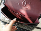 Chanel Timeless Classic Flap Bag Silver Hardware - Black — view 4