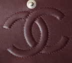 Chanel Timeless Classic Flap Bag Silver Hardware - Black — view 7