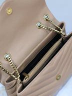 YSL Loulou Small Bag Beige Brown — view 5