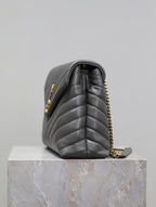 YSL Loulou Small Bag Gray — view 2