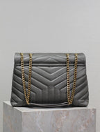 YSL Loulou Small Bag Gray — view 1