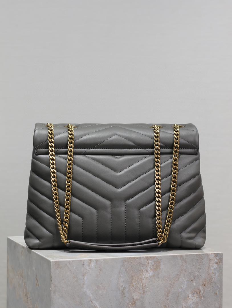 YSL Loulou Small Bag Gray — view 1