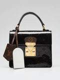 LV Spring Street Nm Monogram Vernis Leather Handle Crossbody Bag with Top Handle and Removable Strap — view 1