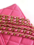 Chanel Mini Nano Jersey Kelly Handbag - Pink — view 6
