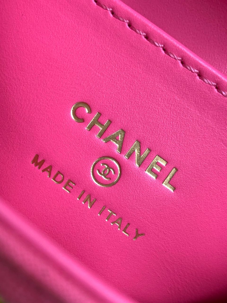 Chanel Mini Nano Jersey Kelly Handbag - Pink — view 8