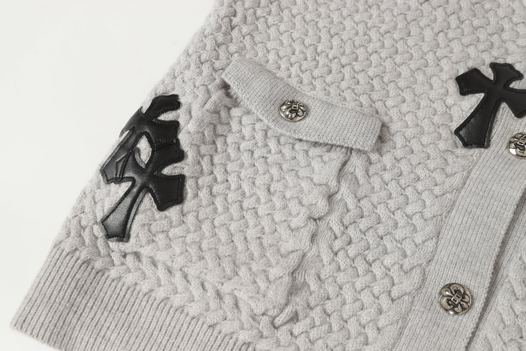Chrome Hearts New Cardigan Sweater Jacket M904 — view 20
