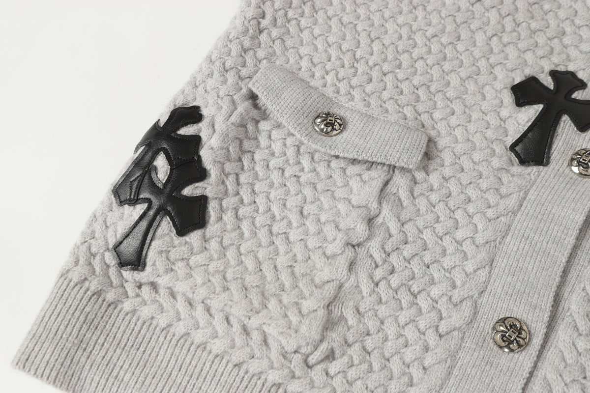 Chrome Hearts New Cardigan Sweater Jacket M904 — view 20