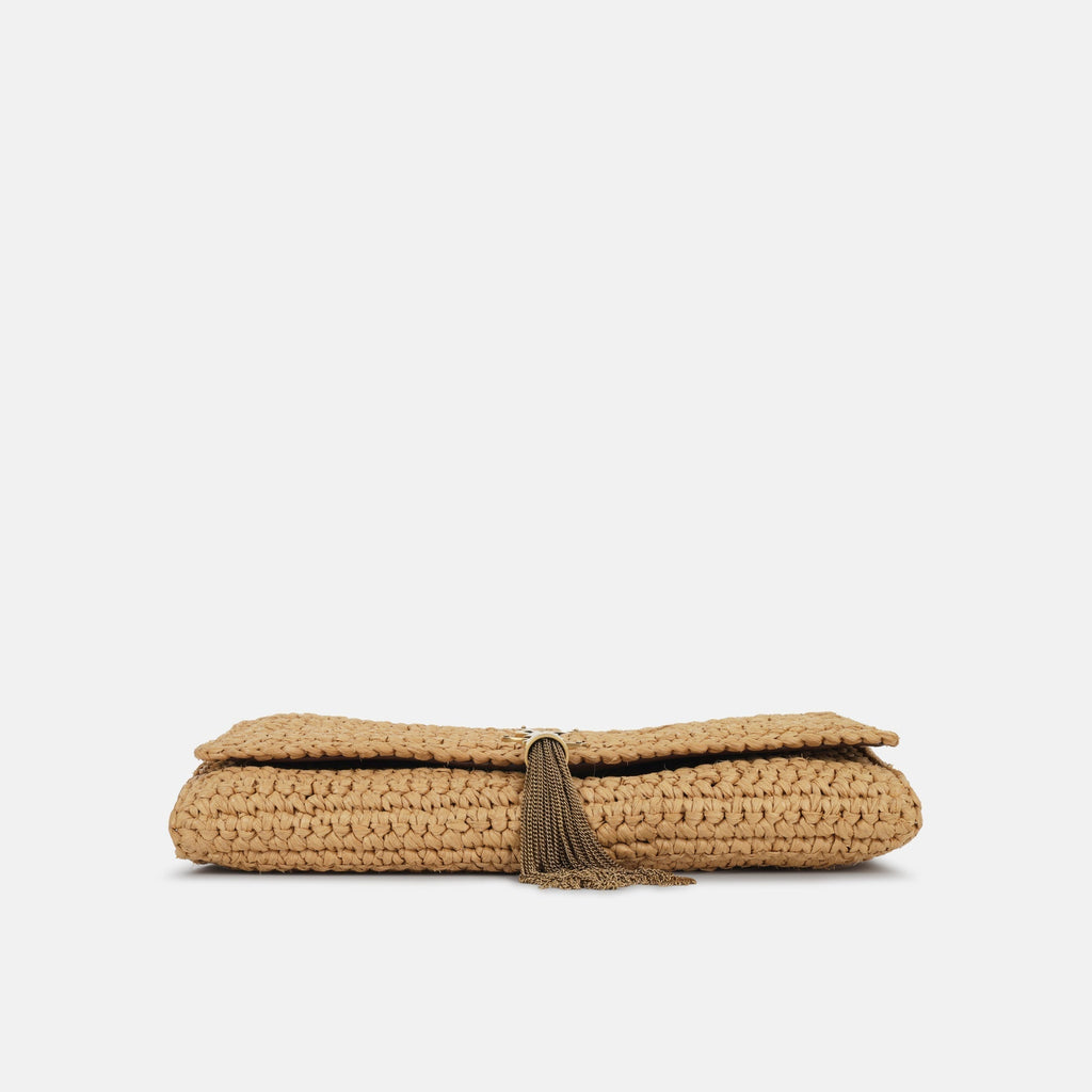 YSL Kate 99 Tassel in Raffia Shoulder Bag — view 2