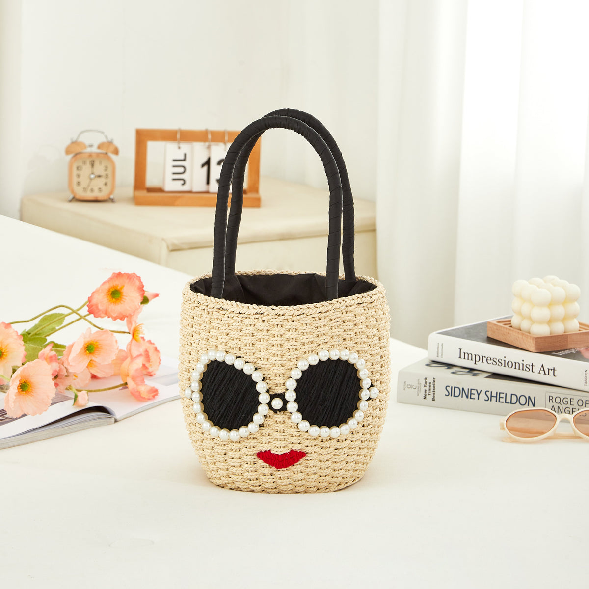 The Diva Tote Bag - Beige — view 1