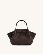 Hana Mini Tote Bag - Brown Canvas — view 2