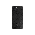 Black LV Custom Side iPhone Case — view 1