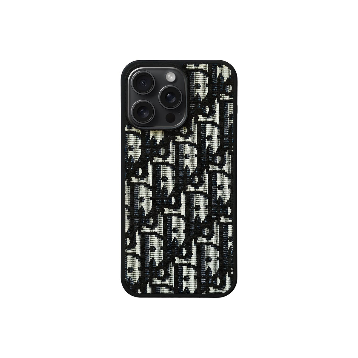 CD Black Monogram iPhone Case — view 1