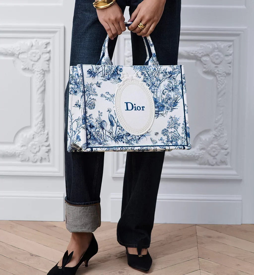 Dior Medium Book Tote with Strap — view 5