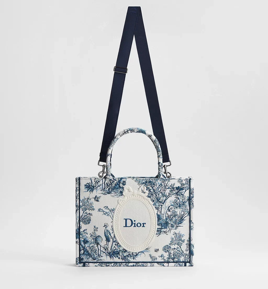 Dior Medium Book Tote with Strap — view 3