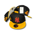 New York Yankees Black and Yellow New Era 9FIFTY – Snapback Cap — view 1