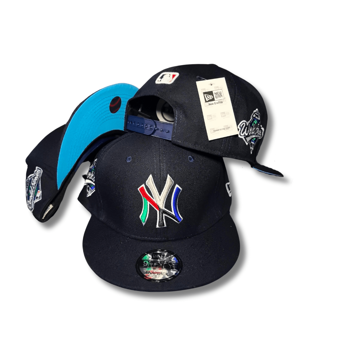 New Era Men's Navy and Black Hat 9FIFTY – Snapback Cap — view 1