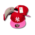 New York Yankees 9FIFTY with Pink Visor Red and Pink – Snapback Cap — view 1