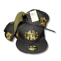 New York Yankees 9FIFTY with Golden Star Design Black and Gold – Snapback Cap — view 1