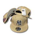 New York Yankees 9FIFTY with Side Patches Khaki and Navy – Snapback Cap — view 1
