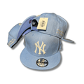 New York Yankees 9FIFTY Light Blue with Embroidered Details – Snapback Cap — view 1