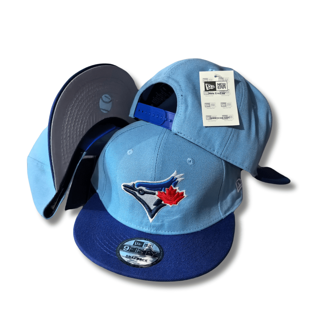 Toronto Blue Jays New Era 9Fifty Light Blue and Royal Blue – Snapback Cap — view 1