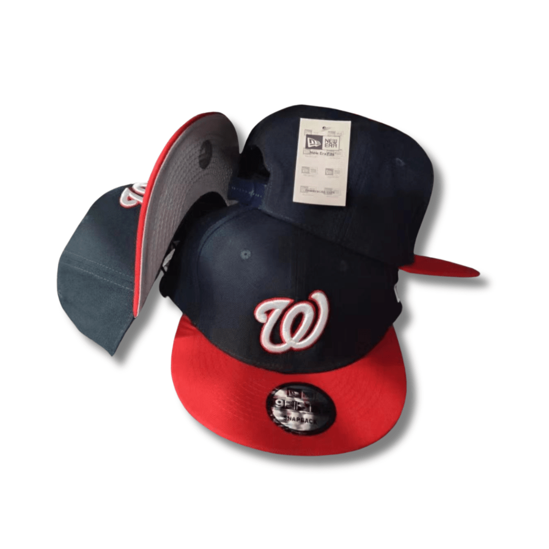 Washington Nationals New Era 9Fifty Navy Blue and Red – Snapback Cap — view 1