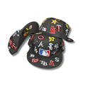 New Era Multi-Logo MLB 59Fifty with MLB Logo Black – Fitted Cap — view 1