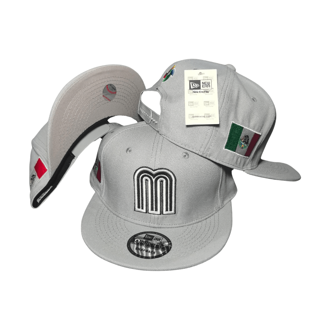 Mexico National Baseball Team New Era 9Fifty Gray – Snapback Cap — view 1