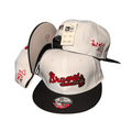 Atlanta Braves Just Caps Hall of Fame Fred McGriff 59FIFTY Cream – Snapback Cap — view 1