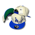 Men's Cream/Royal Los Angeles Dodgers Lonestar 59FIFTY - Snapback Cap — view 1