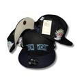 New York Embroidered Black with Unique Side Patches - Snapback Cap — view 1