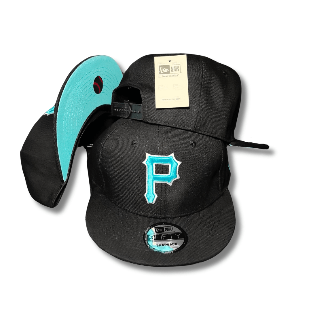 Men's Pittsburgh Pirates New Era Black 2024 Father's Day 9FIFTY - Snapback Cap — view 1