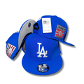 Los Angeles Dodgers Royal Blue with Hall of Fame Side Patch – Snapback Cap — view 1