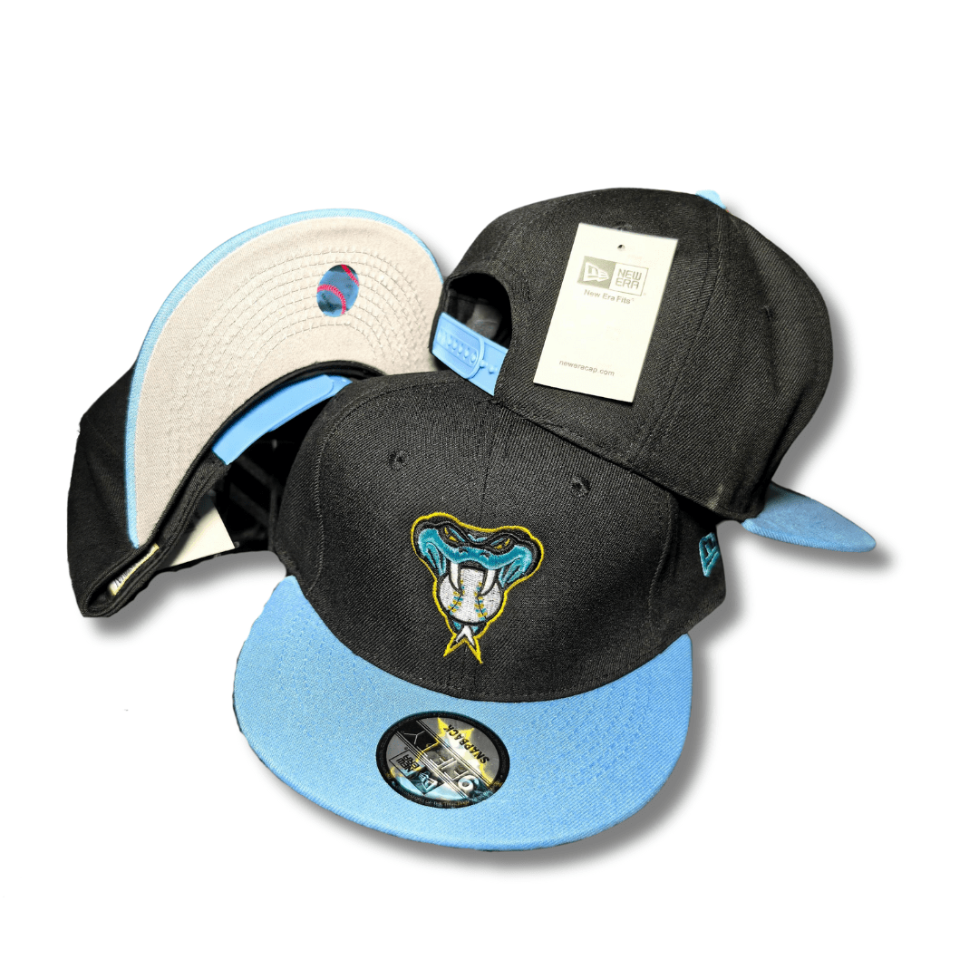 New Era Arizona Diamondbacks Black Teal 9FIFTY - Snapback Cap — view 1