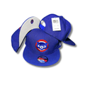 Chicago Cubs Snapback Hat with Embroidered Bear Logo Royal Blue – Snapback Cap — view 1