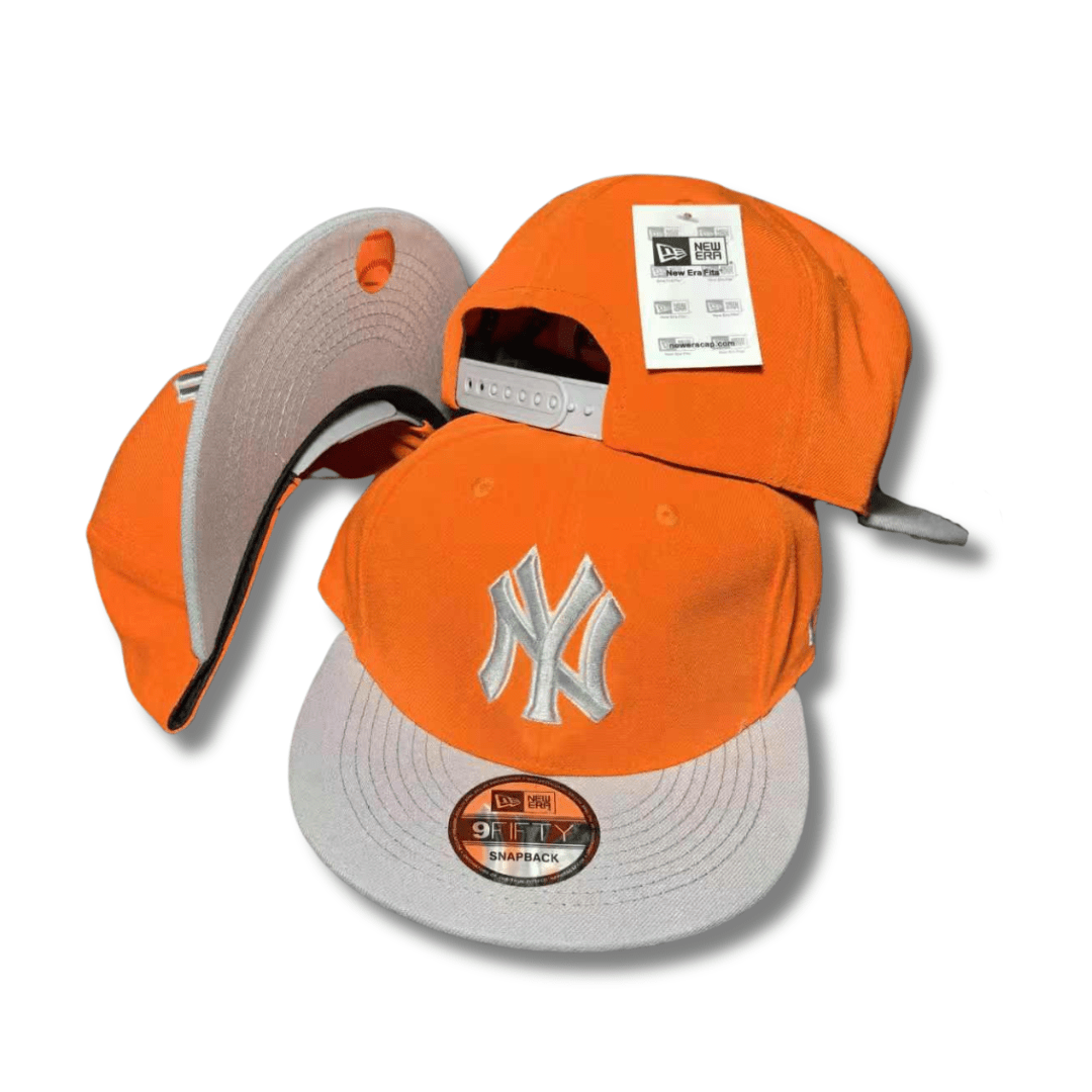 New York Yankees Orange & White Bold and Vibrant – Snapback Cap — view 1