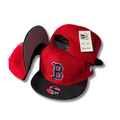 Men's Boston Red Sox New Era Red 2025 Batting Practice 9FIFTY - Snapback Cap — view 1