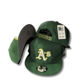 Oakland Athletics 9FIFTY Green with Yellow and White Logo – Snapback Cap — view 1