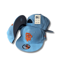 San Diego Padres New Era 9FIFTY Light Blue with Orange Logo – Snapback Cap — view 1