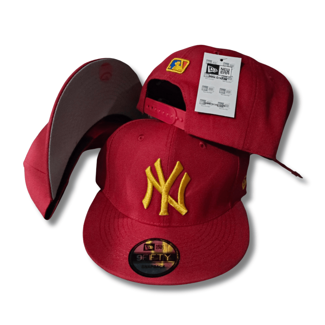 New York Yankees New Era 9FIFTY Red and Yellow – Snapback Cap — view 1