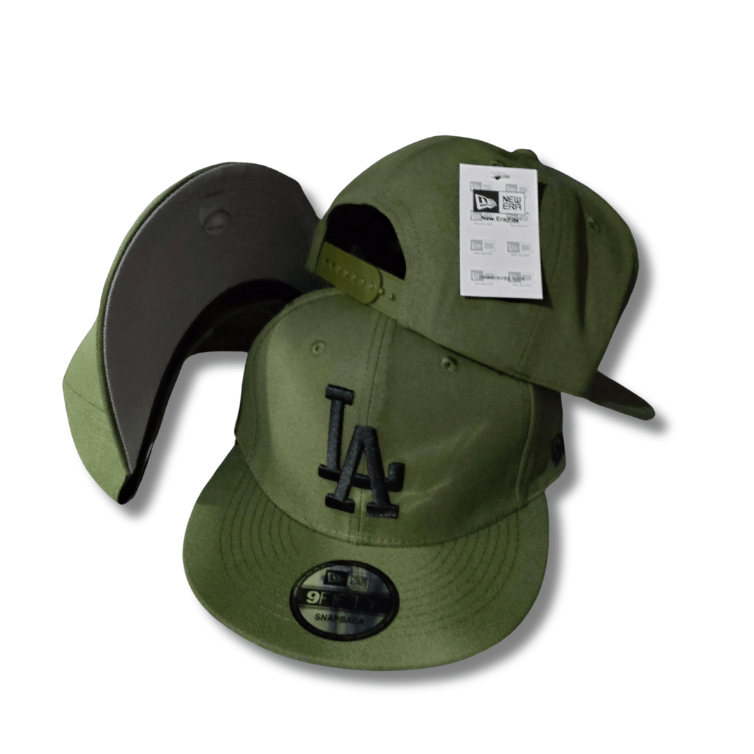 Los Angeles Dodgers New Era 9FIFTY Olive Green Edition – Snapback Cap — view 1