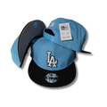 Los Angeles Dodgers New Era 9FIFTY Sky Blue and Black Edition – Snapback Cap — view 1